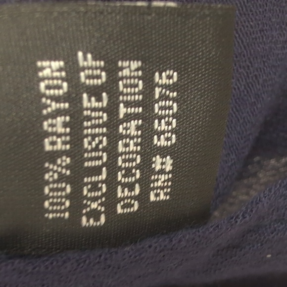 RAVIVA BLUE BOHEMIAN BLOUSE SIZE SMALL OVERSIZED - Picture 6 of 6